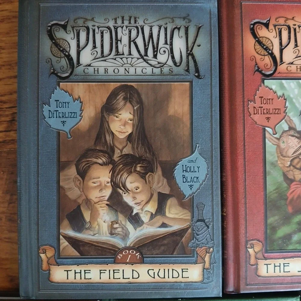 The Spiderwick Chronicles 1-5 Complete Set Lot Tony DiTerlizzi HC Books 2003 Vtg